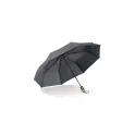 Variante Noir - Parapluie pliable personnalisable 22 pouces automatique avec logo - Compact