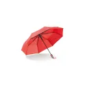 Variante Rouge - Parapluie pliable personnalisable 22 pouces automatique avec logo - Compact
