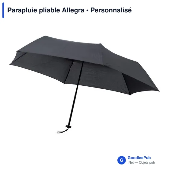 Parapluie pliable personnalisable avec logo - Allegra - Image 2