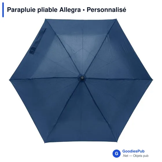 Parapluie pliable personnalisable avec logo - Allegra - Image 3