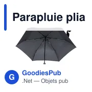 Parapluie pliable personnalisable avec logo - Allegra - Miniature 5
