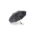 Variante Noir - Parapluie pliable automatique personnalisable 22 pouces avec logo - Deluxe