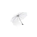 Variante Blanc - Parapluie pliable personnalisable 21 pouces en pongée 190T avec logo - Congo