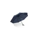 Variante Bleu foncé - Parapluie pliable personnalisable 21 pouces en pongée 190T avec logo - Congo