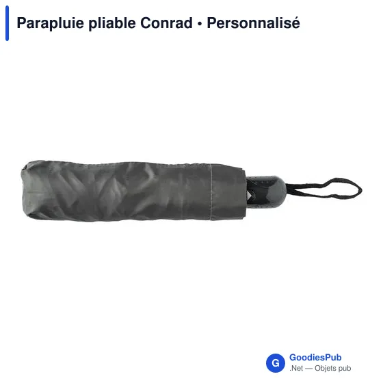 Parapluie pliable personnalisable avec logo - Conrad - Image 11