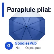 Parapluie pliable personnalisable avec logo - Conrad - Miniature 5