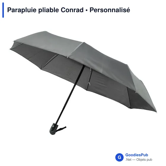 Parapluie pliable personnalisable avec logo - Conrad - Image 6
