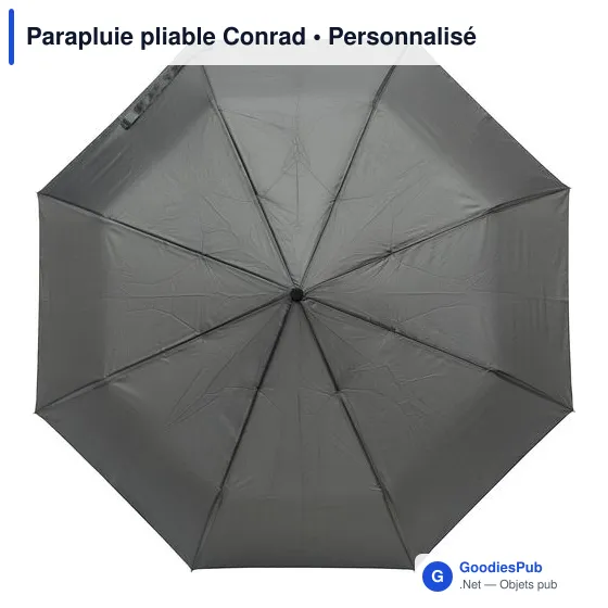 Parapluie pliable personnalisable avec logo - Conrad - Image 9