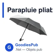 Parapluie pliable personnalisable avec logo - Conrad - Miniature 10