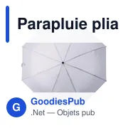 Parapluie pliable personnalisable avec logo - Brooklyn - Miniature 1