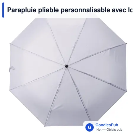 Parapluie pliable personnalisable avec logo - Brooklyn