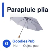 Parapluie pliable personnalisable avec logo - Brooklyn - Miniature 2