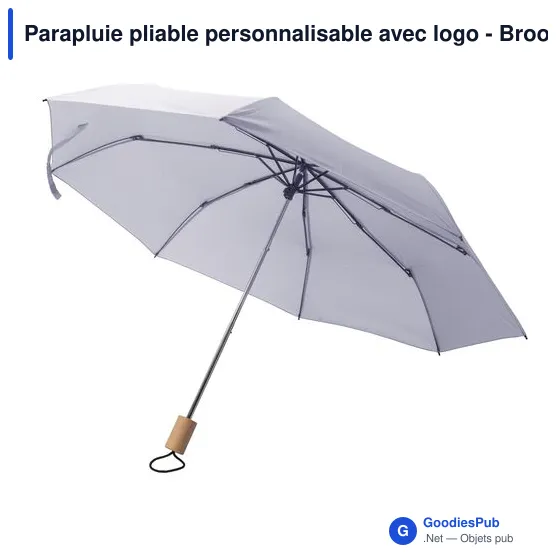 Parapluie pliable personnalisable avec logo - Brooklyn - Image 2