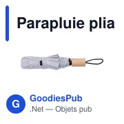 Parapluie pliable personnalisable avec logo - Brooklyn - Miniature 5
