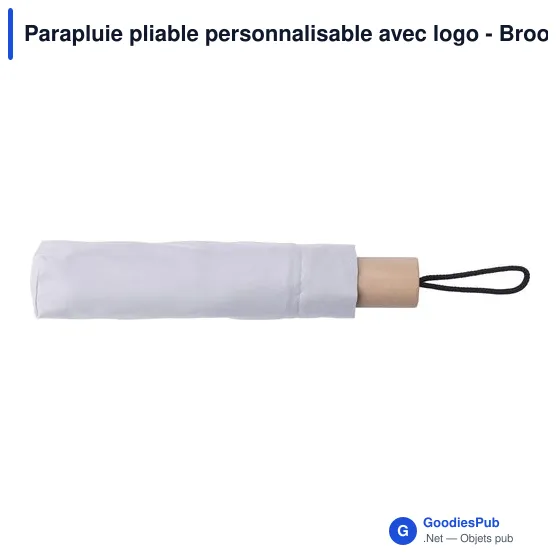 Parapluie pliable personnalisable avec logo - Brooklyn - Image 6