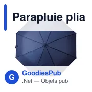 Parapluie pliable personnalisable avec logo - Brooklyn - Miniature 8