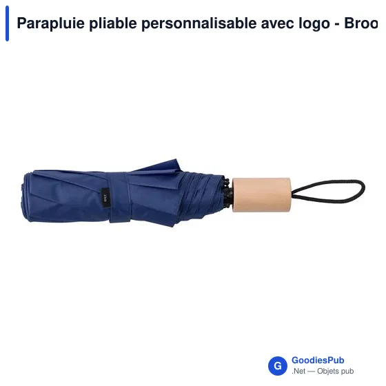 Parapluie pliable personnalisable avec logo - Brooklyn - Image 9