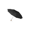 Variante noir - Parapluie pliable personnalisable avec logo - Janelle
