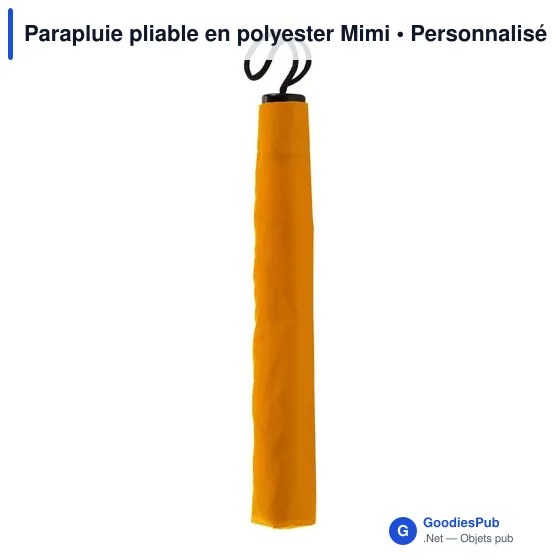 Parapluie pliable en polyester Mimi - Image 11