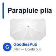 Parapluie pliable en polyester Mimi - Miniature 5