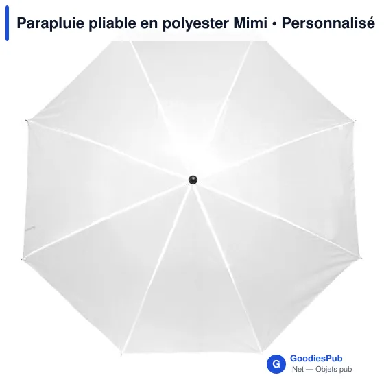 Parapluie pliable en polyester Mimi - Image 5