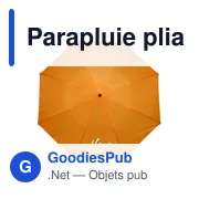 Parapluie pliable en polyester Mimi - Miniature 8