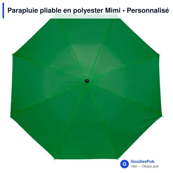 Parapluie pliable en polyester Mimi - Image 9