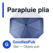 Parapluie pliable en rPET 190T Kameron - Miniature 1