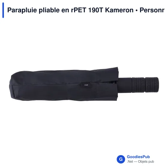 Parapluie pliable en rPET 190T Kameron - Image 4