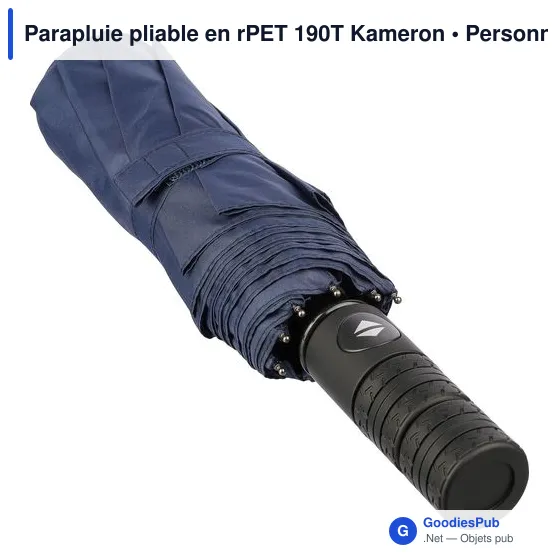 Parapluie pliable en rPET 190T Kameron - Image 5