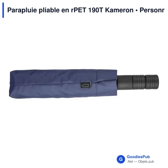 Parapluie pliable en rPET 190T Kameron - Image 9