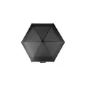 Variante noir - Parapluie pliable personnalisable en rPET avec logo - Cynthia