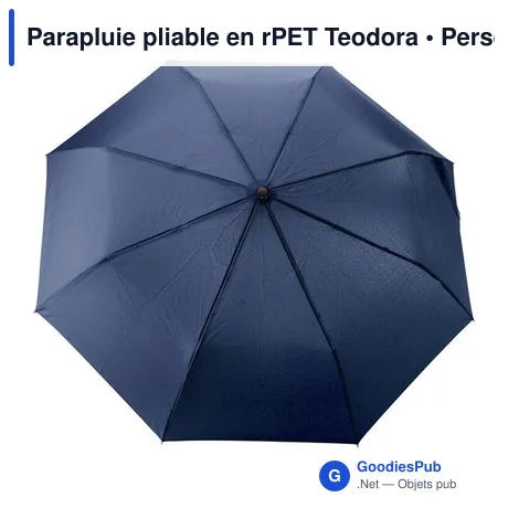 Parapluie pliable en rPET Teodora