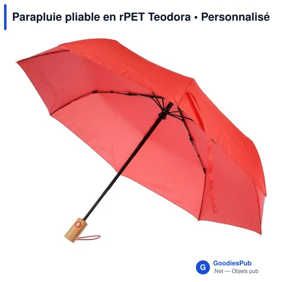 Parapluie pliable en rPET Teodora - Image 12