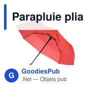 Parapluie pliable en rPET Teodora - Miniature 3
