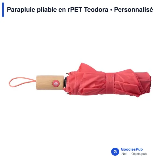 Parapluie pliable en rPET Teodora - Image 4