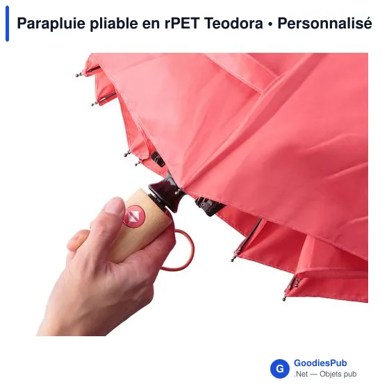 Parapluie pliable en rPET Teodora - Image 7