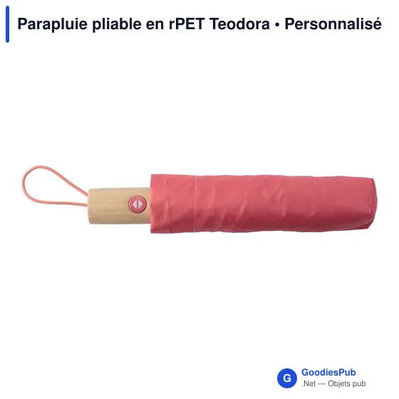 Parapluie pliable en rPET Teodora - Image 8