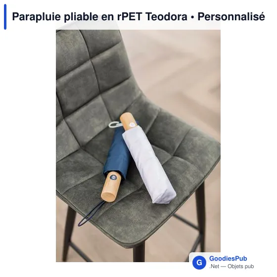 Parapluie pliable en rPET Teodora - Image 9