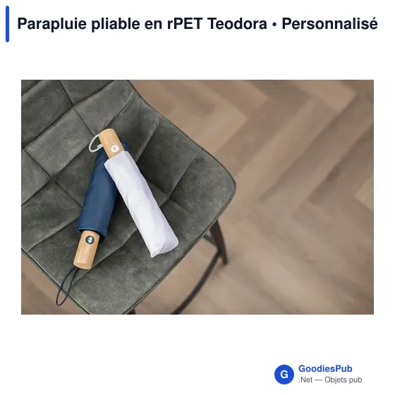 Parapluie pliable en rPET Teodora - Image 10