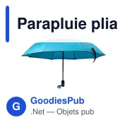 Parapluie pliable Jamelia - Miniature 4
