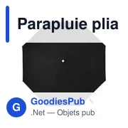 Parapluie pliable Jamelia - Miniature 7
