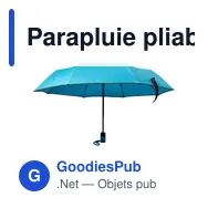 Parapluie pliable Jamelia - Miniature 10