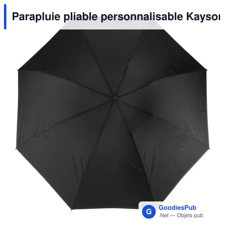Parapluie pliable personnalisable Kayson avec logo
