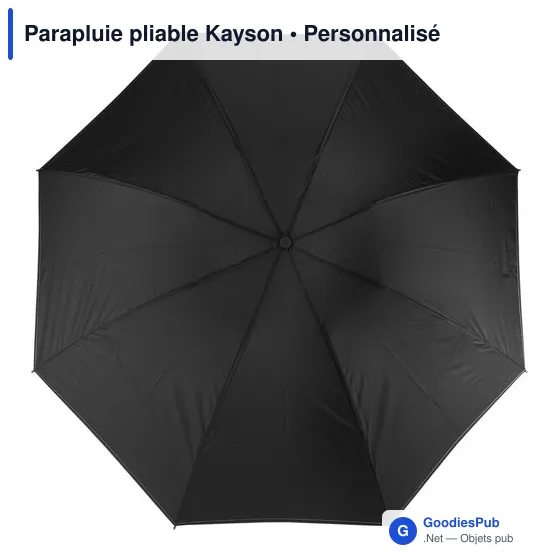 Parapluie pliable personnalisable Kayson avec logo - Image 8