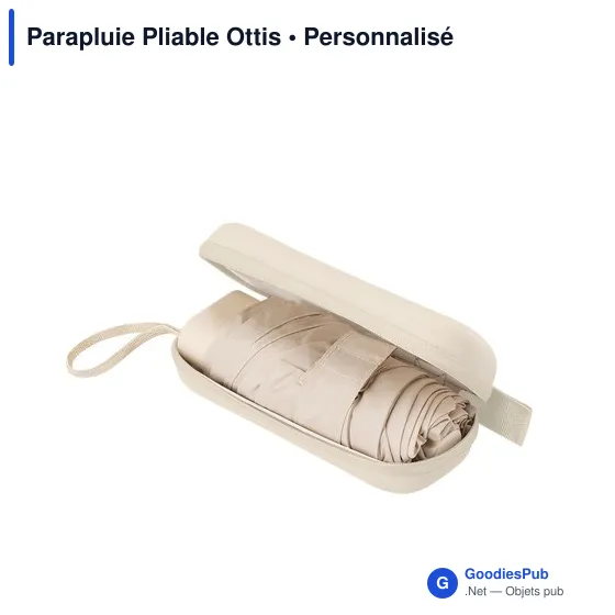 Parapluie pliable personnalisable avec logo - Modèle Ottis - Image 3