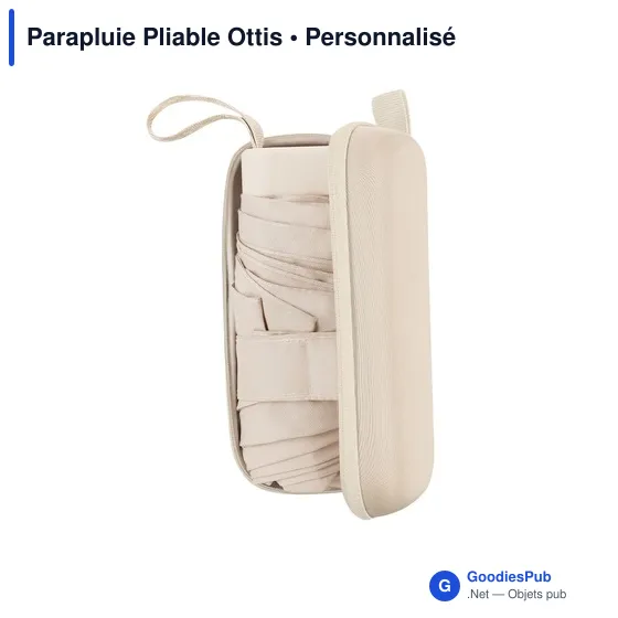 Parapluie pliable personnalisable avec logo - Modèle Ottis - Image 5