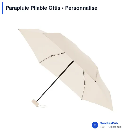 Parapluie pliable personnalisable avec logo - Modèle Ottis - Image 6