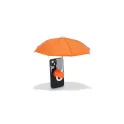 Variante Orange - Mini parapluie pour smartphone personnalisable à ventouse avec logo - Smartphone