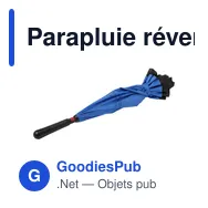 Parapluie réversible Constance - Miniature 4